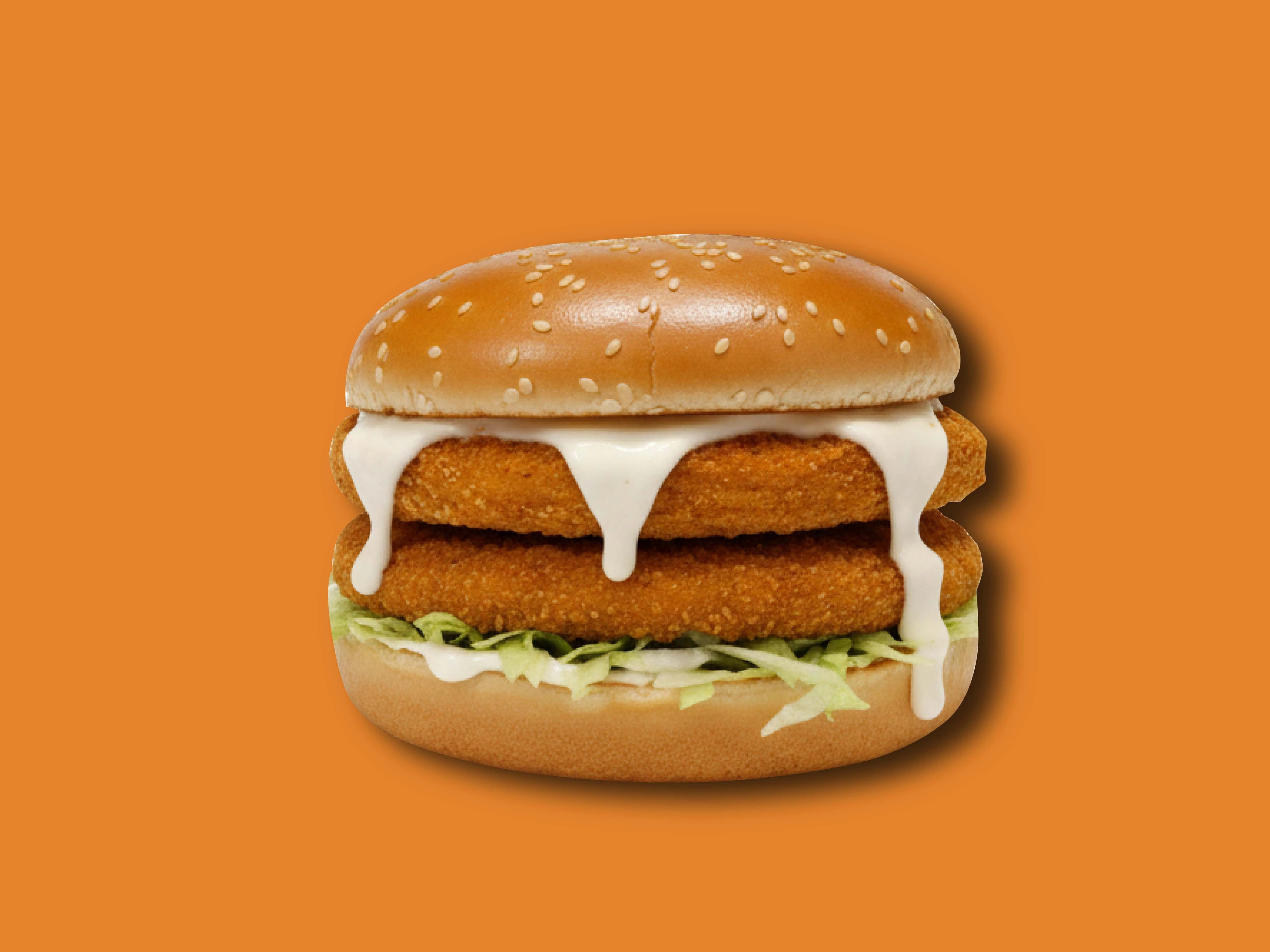 Single plant-based burger